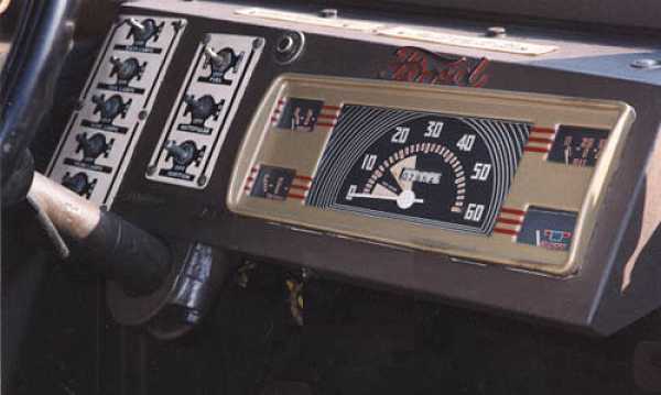 Ford F15A Early Instrument Panel